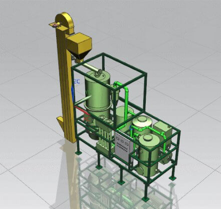 Biomass gasifier (container type)